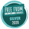 Awarded Silver in the Free From Skin Care Awards